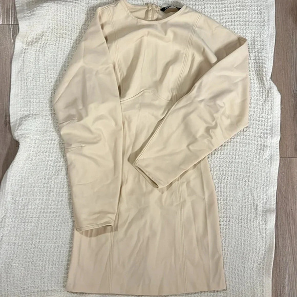 Zara Mini Puff Sleeve Dress - Picture 5 of 6